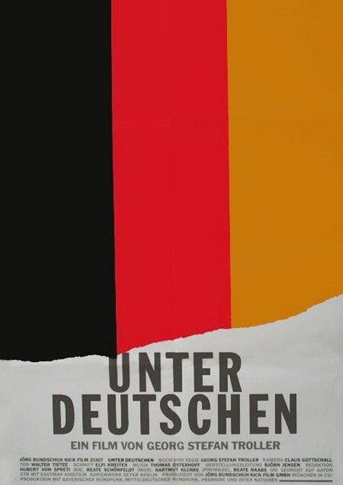 Movie poster for Unter Deutschen (1995)