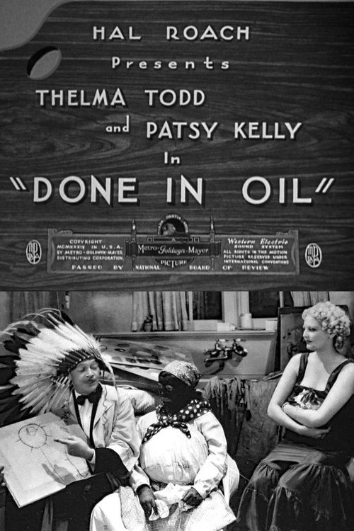 Movie poster for Done in Oil (1934)