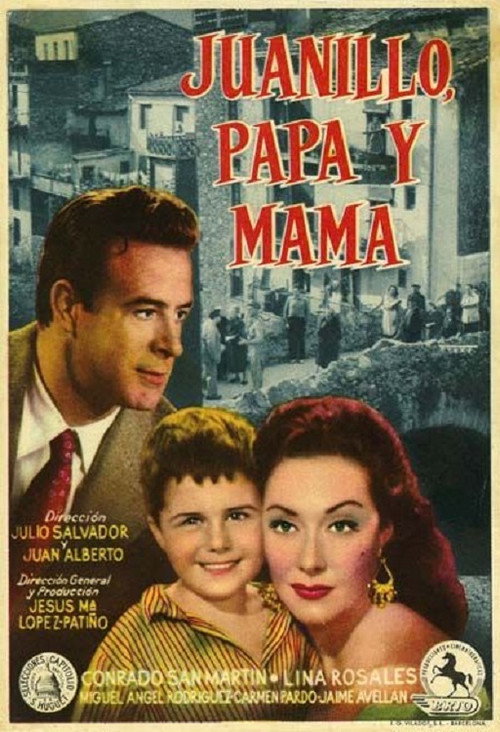 Movie poster for Juanillo, papá y mamá (1957)
