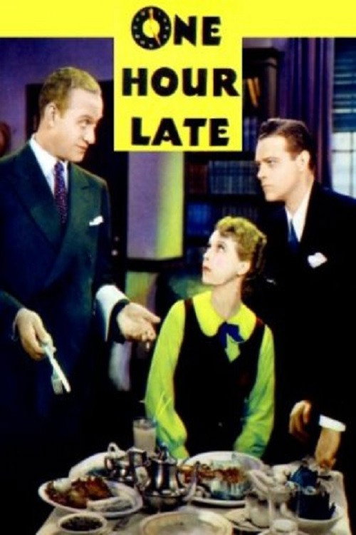 Movie poster for One Hour Late (1934)