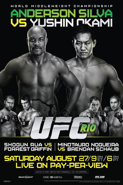 Movie poster for UFC 134: Silva vs. Okami (2011)