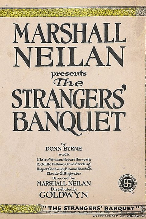 Movie poster for The Strangers' Banquet (1922)