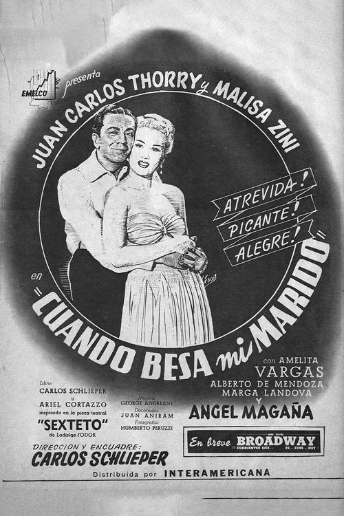 Movie poster for When My Husband Kisses (1950)