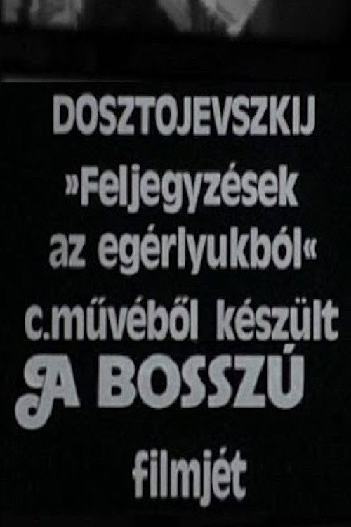 Movie poster for A bosszú (1977)