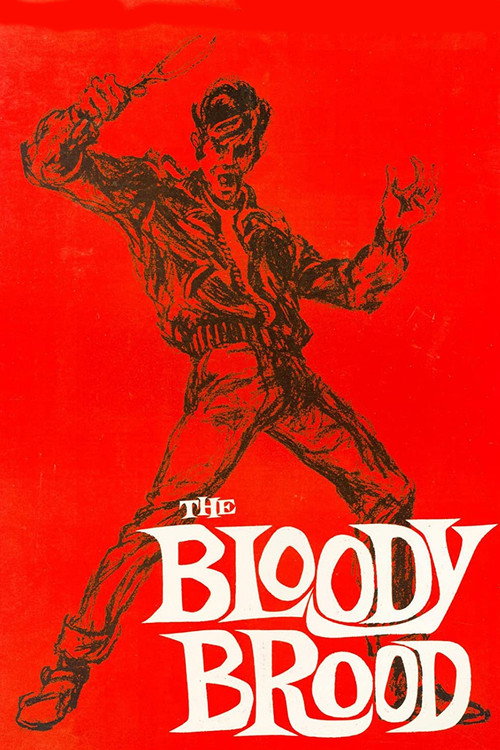Movie poster for The Bloody Brood (1959)