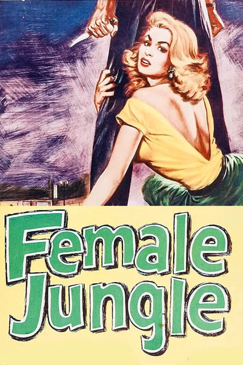 Movie poster for Female Jungle (1956)