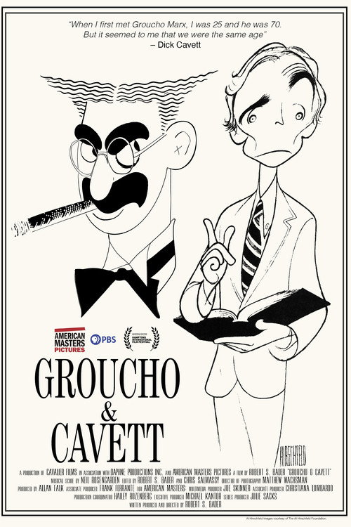 Movie poster for Groucho & Cavett (2022)