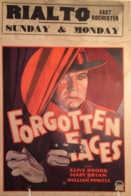 Movie poster for Forgotten Faces (1928)