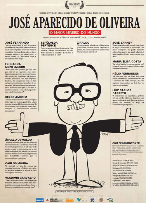 José Aparecido de Oliveira – O Maior Mineiro do Mundo poster