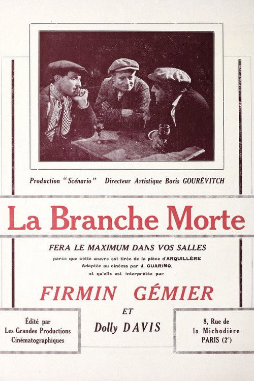 Movie poster for La branche morte (1926)