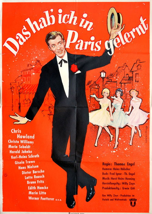 Movie poster for Das hab ich in Paris gelernt (1960)