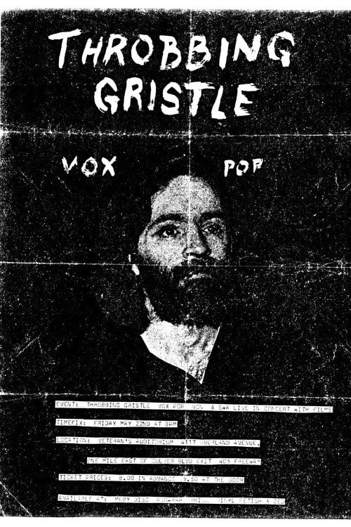 Movie poster for Throbbing Gristle: Mission of Dead Souls - The Last Live Performance of TG (1983)