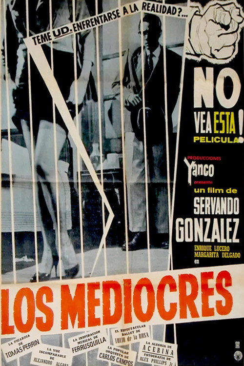 Movie poster for Los mediocres (1966)