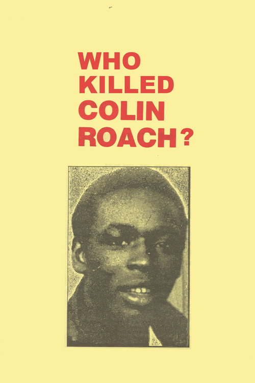 Movie poster for Who Killed Colin Roach? (1983)