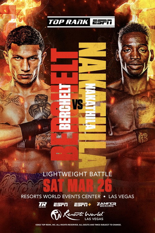 Movie poster for Miguel Berchelt vs. Jeremiah Nakathila (2022)