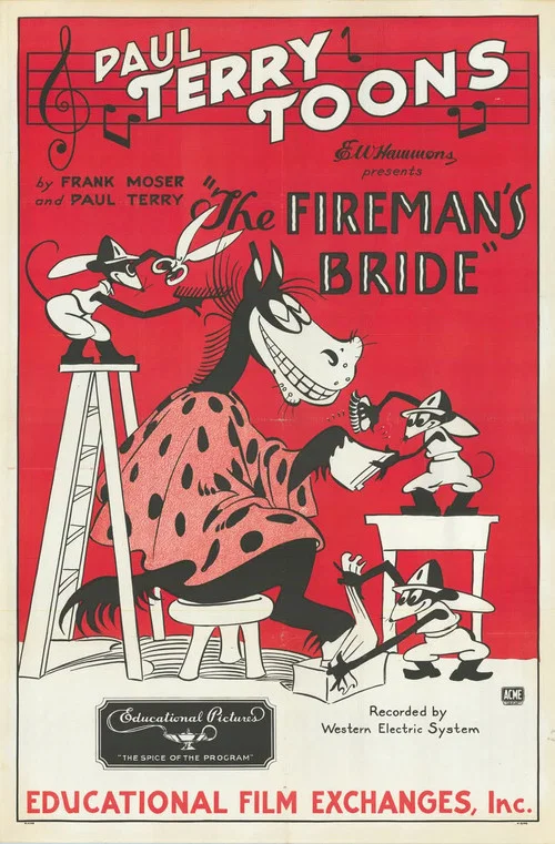 Movie poster for The Fireman's Bride (1931)