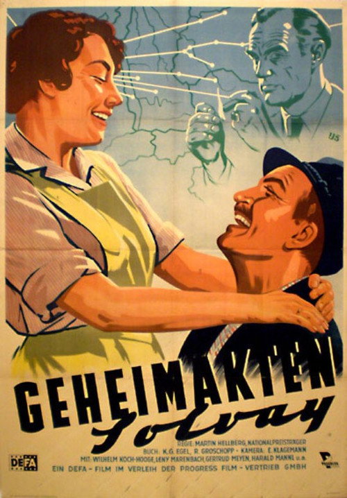 Movie poster for Geheimakten Solvay (1953)