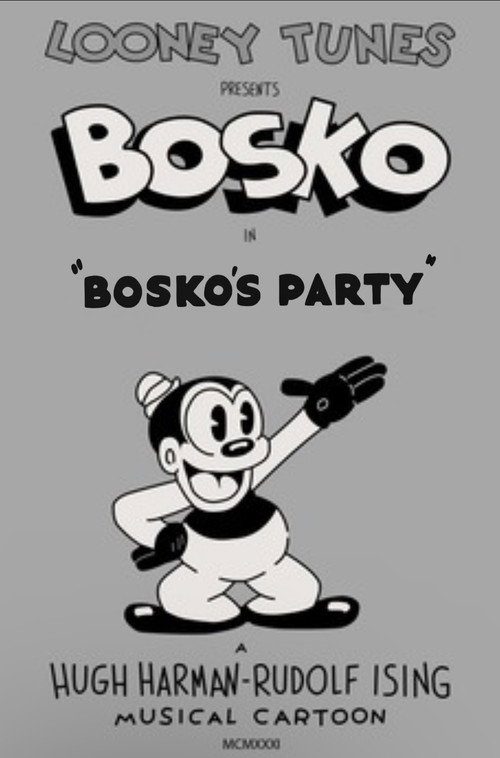 Movie poster for Bosko's Party (1932)