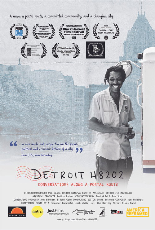 Movie poster for Detroit 48202: Conversations Along a Postal Route (2018)