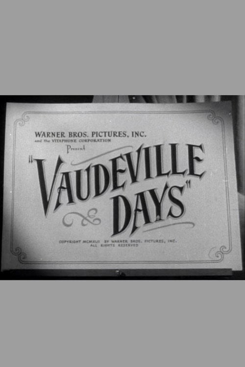 Movie poster for Vaudeville Days (1942)