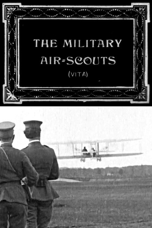 Movie poster for The Military Air-Scouts (1911)