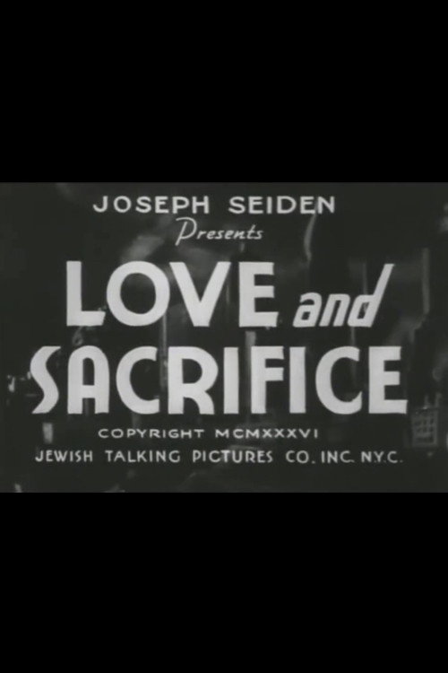 Movie poster for Love and Sacrifice (1936)