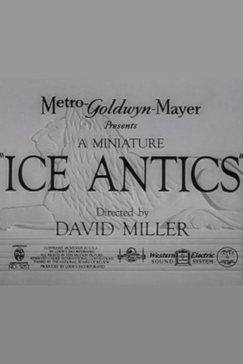 Movie poster for Ice Antics (1939)