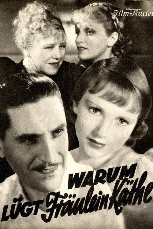 Movie poster for Warum lügt Fräulein Käthe? (1935)