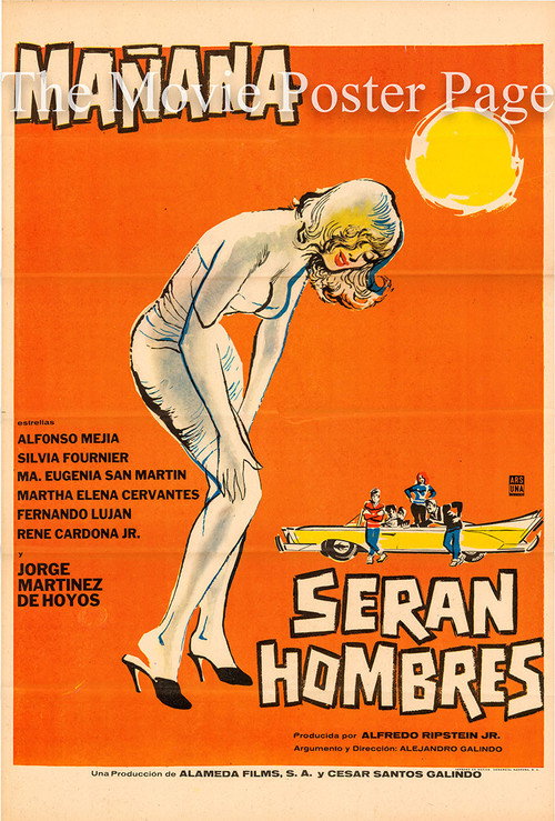 Movie poster for Mañana serán hombres (1961)