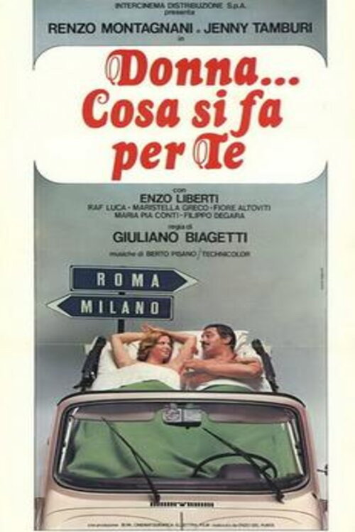 Movie poster for Donna... cosa si fa per te (1976)