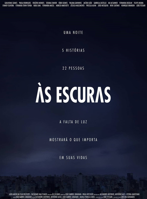 Movie poster for Às Escuras (2018)