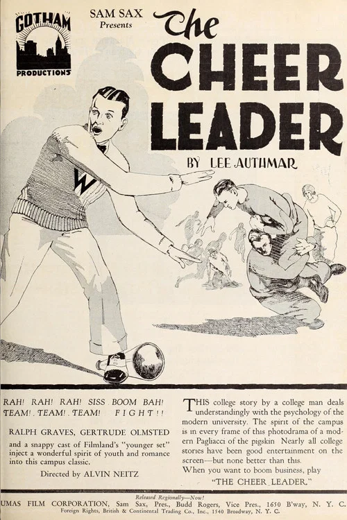Movie poster for The Cheer Leader (1928)
