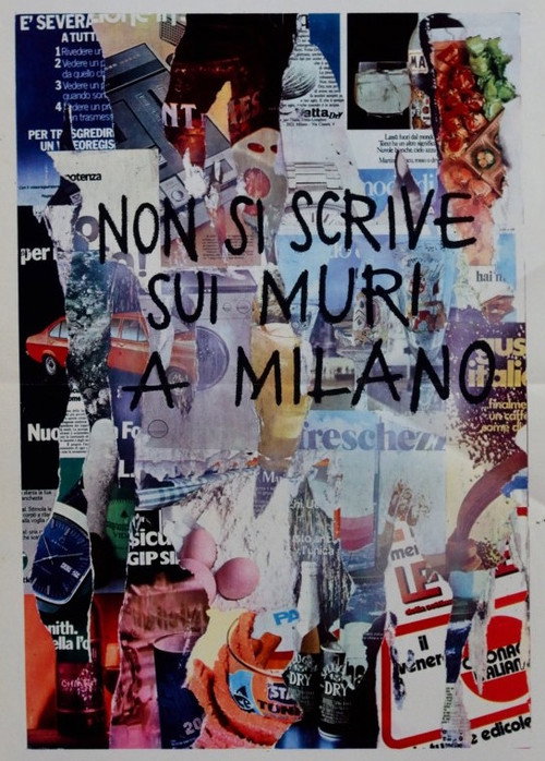 Movie poster for Non si scrive sui muri a Milano (1975)