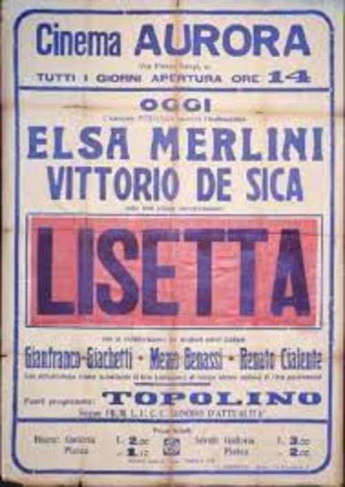 Movie poster for Lisetta (1933)