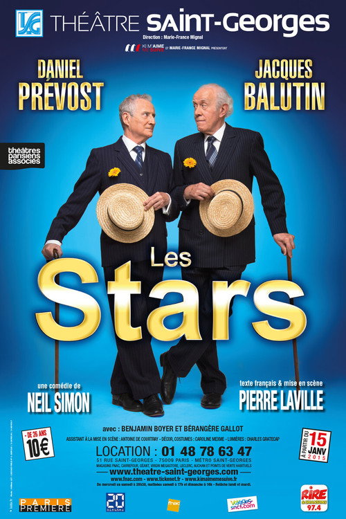 Movie poster for Les Stars : Daniel Prévost & Jacques Balutin (2015)