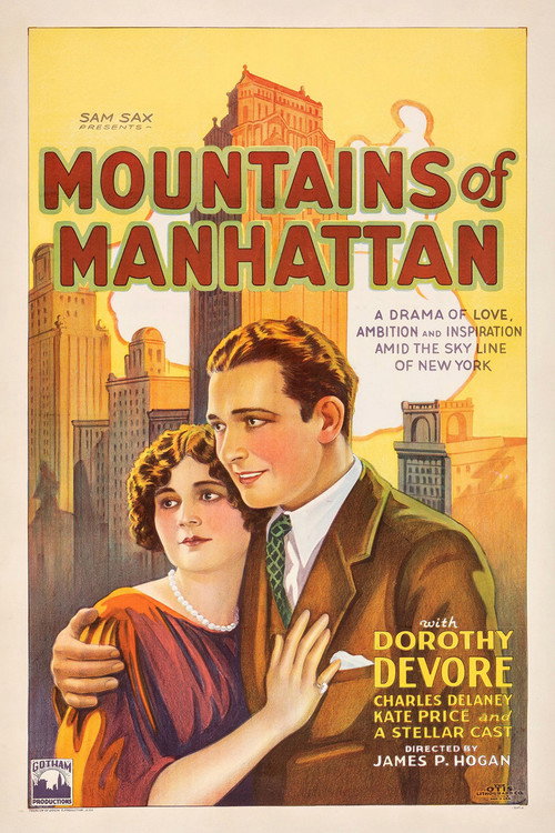 Movie poster for Mountains of Manhattan (1927)