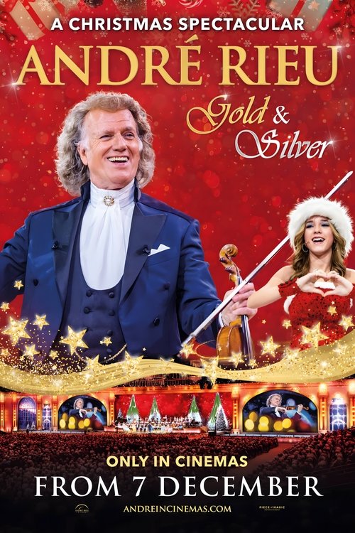 Movie poster for André Rieu's 2024 Christmas Concert: Gold and Silver (2024)
