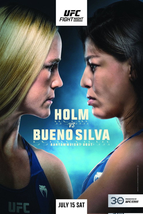 Movie poster for UFC on ESPN 49: Holm vs. Bueno Silva (2023)