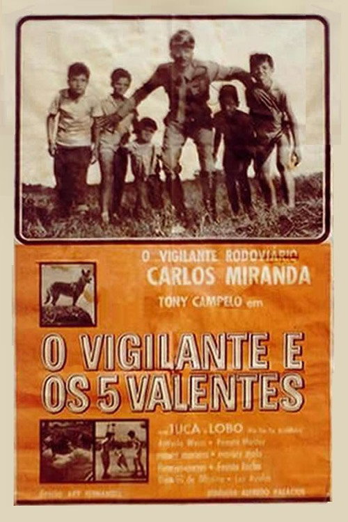 Movie poster for O Vigilante e os Cinco Valentes (1964)