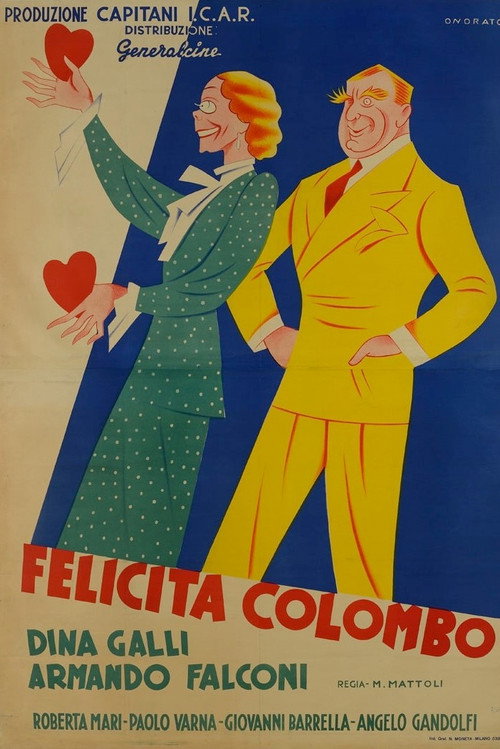 Movie poster for Felicita Colombo (1937)