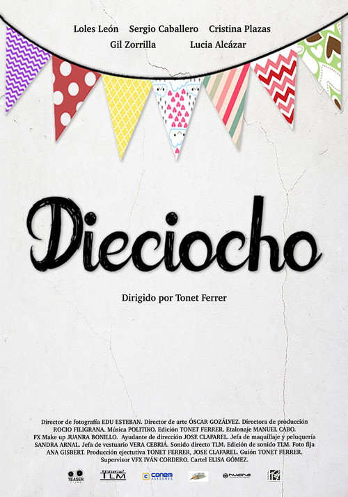 Movie poster for Dieciocho