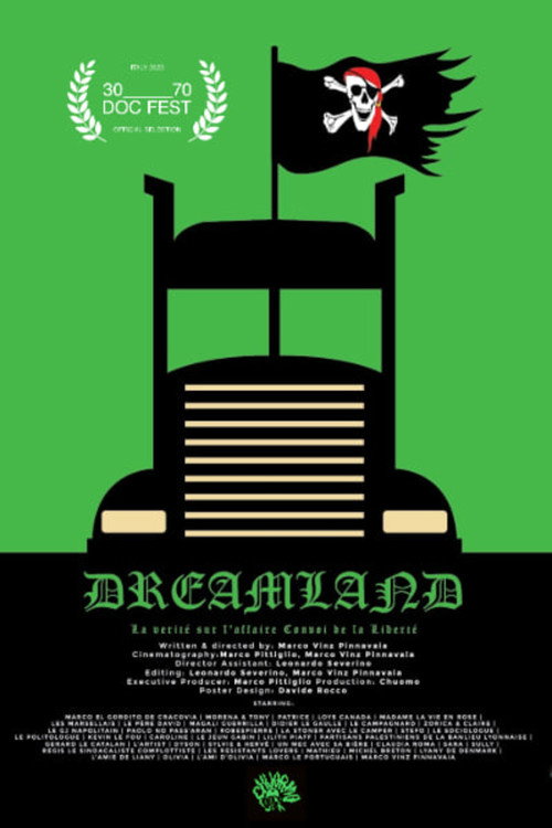 Movie poster for Dreamland - The truth about the "Freedom Convoy" affair (2022)