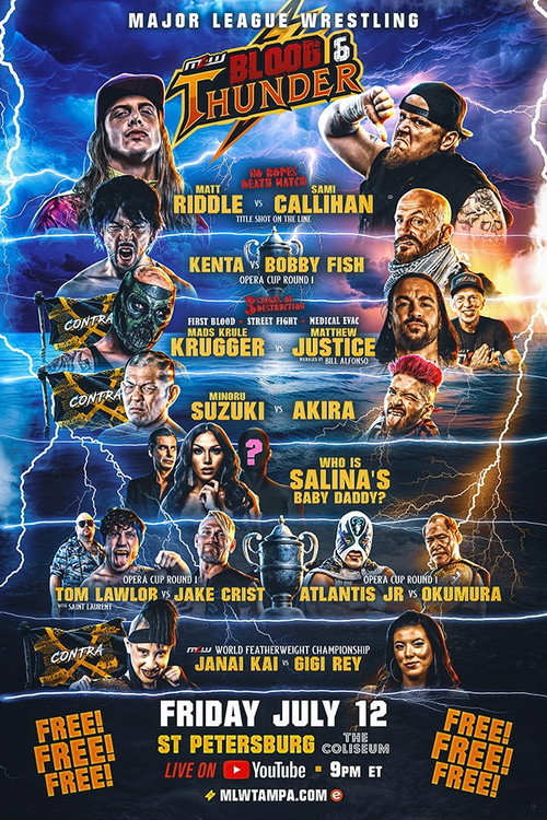 Movie poster for MLW Blood & Thunder (2024)