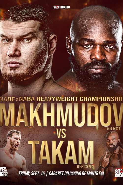 Movie poster for Arslanbek Makhmudov vs. Carlos Takam (2022)