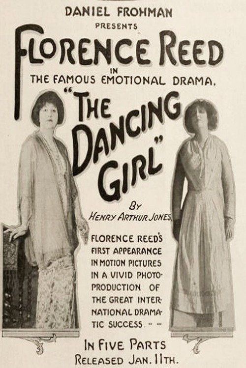 Movie poster for The Dancing Girl (1915)
