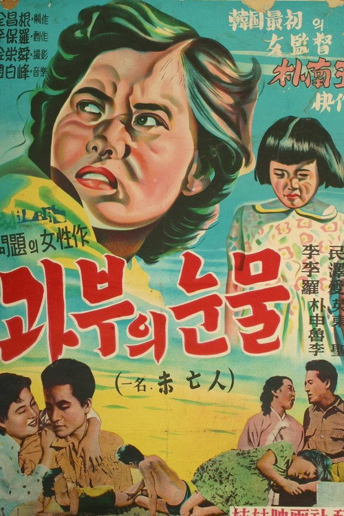 Movie poster for The Widow (1955)