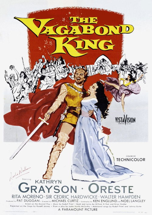 Movie poster for The Vagabond King (1956)
