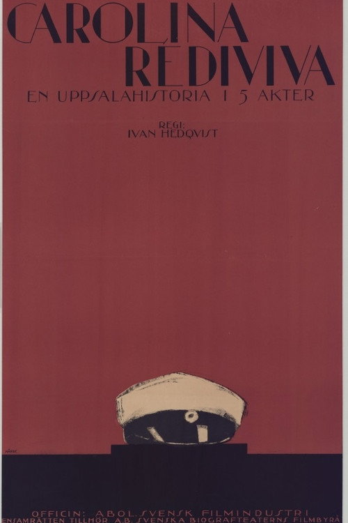Movie poster for Carolina Rediviva (1920)