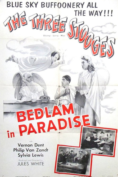 Movie poster for Bedlam in Paradise (1955)