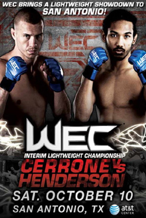 Movie poster for WEC 43: Cerrone vs. Henderson (2009)